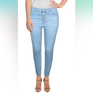 J Brand Lillie High Rise Crop Skinny Jeans in Cloudy Size 29